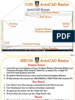 ME105 Lecture 3 - AutoCAD Basics