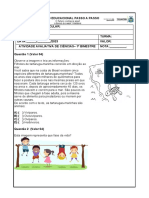 Avaliação AV1 de Ciências