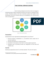 Operating Costing / Service Costing