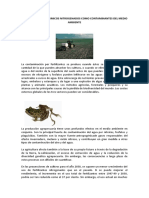 Los Fertilizantes Quimicos Nitrogenados Como Contaminantes Del Medio Ambiente