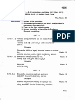 CRIMINAL LAW - I Lndian Penal Code April, May 2022 (Dec. 2021)