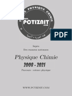 Examens Nationaux de 2008 À 2021 - PCTIZNIT PDF