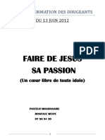 FAIRE DE JESUS SA PASSION - Past MENYE