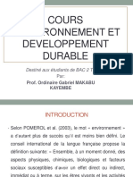 Cours D'environnement Et Developpement Durable Powerpoint 2017