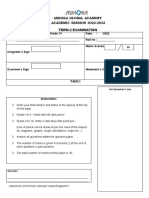 Term-2 G4 SST Question Paper - Paper 1