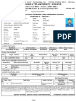 Examination Form