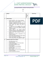 OPS 01 - Fleet Superintendent's Onboard Meeting Checklist