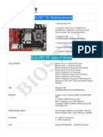 Biostar G31-M7 Te Spec