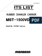 MST - 1500VD #154501 UP Parts Manual