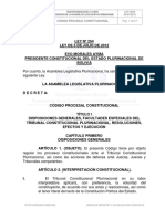 Codigo Procesal Constitucional