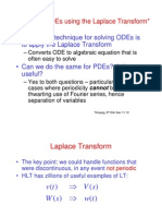 Partial Differential Equation Using Laplace