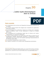 Troubles Hydro-Electrolytiques Dans La Cirrhose PDF