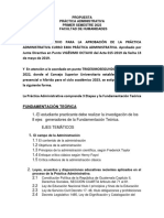 Propuesta Practica Administrativa Primer Semestre