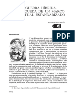 La Guerra Híbrida. en Búsqueda de Un Marco Conceptual Estandarizado