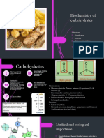 Biochemistry of Carbohydrates 