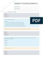 2022 - Project Management 731 - CA Test 2 Review Questions