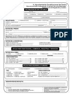 Formato Factibilidad de Uso de Suelo