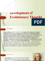 2nd Sem Q1 Week 3 Lesson 2 Development of Evolutionary Thought