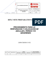 15 1 PTS Perforación y Colocación de Anclajes Pernos Y-O Geodrenes - V3