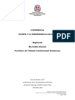 Conferencia Duarte y La Independiencia Nacional Version Final - 241017 PDF