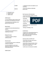 Classification and Uses of Plants