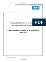 TEMA 8 - Administracion de Aplicaciones y Paquetes