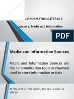 Media Information Literacy