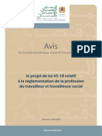 Avis Projet de Loi 45 18 VF