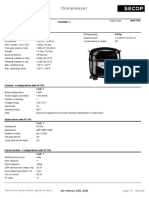 Ficha Técnica sc15g Secop Danfoss