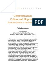 Communication Culture and Hegemony - Introduction P. Schlesinger