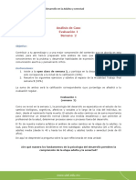 Desarrollo en La Adultez y Senectud - Anáisis de Caso 1