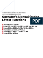 SING 18 19. Operators Manual For The Latest Functions ENG