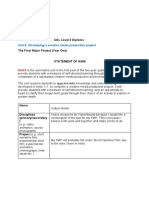 Unit 8 Statement of Aims - Blank Template With Prompts 2022-23