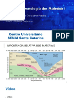 Ciência e Tecnologia Dos Materiais I - Cerâmicos