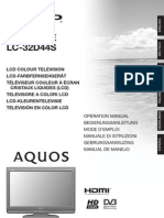 Lc32d44e-S - Om - Es Manual Es TV Sharp Aquo