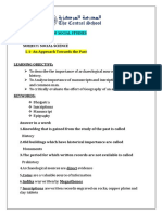 GR 6 IND SST Study Material - L1-AN APPROACH TOWARDS PAST