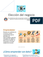 Elección Del Negocio