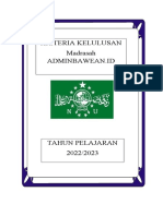 Kriteria Kelulusan Tahun 2023