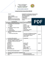 Post Qualification Evaluation - Goods