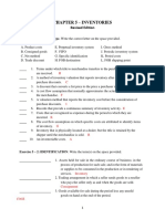 Chapter 5 Inventories Exercises Answer Guide Summer AY2122 PDF