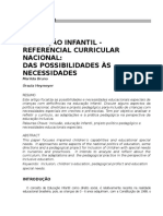 Educação Infantil - Das Possibilidades As Necessidades