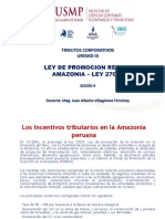 Ley de Promocion Region Amazonia - Tributos Corporativos