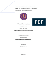 The Effect of Daily Allowance To The Academic Performance of The Grade 12 Students in Colegio de Maharlika of North Cotabato, Inc