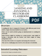 Chapter 2 - Organizing and Managing A Multigrade Classroom