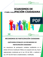 Mecanismos de Participación Ciudadana