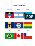 Bandera de Los Países de América