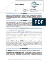 GC-PR-06 Gestión de Cambios