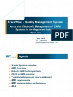 TrackWise - Quality Management System - PDF Free Download PDF