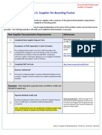 NEW US SUPPLIER ON-BOARDING PACKET - AMERICAS - Ver. 11