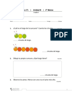 07 Evaluación Unidad 8 Segundo Básico